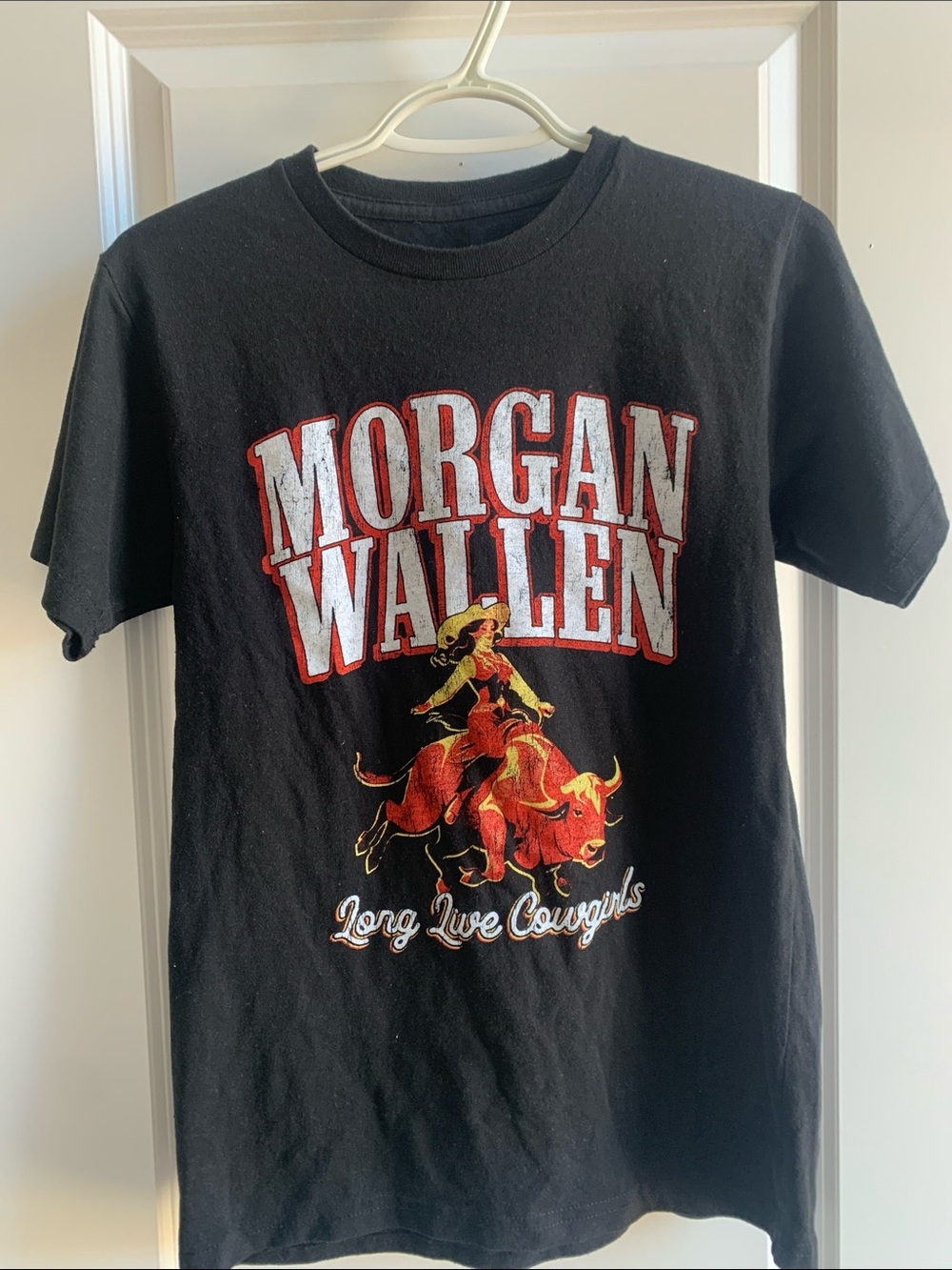 Morgan Wallen Black Graphic Tee - 'Long Live Cowboys'